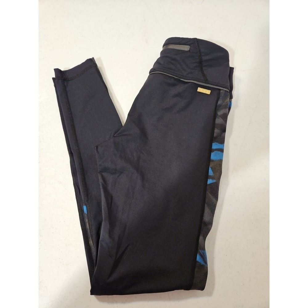 Alala Sport Leggings Women's Small Black Color Splash Pocket (1603